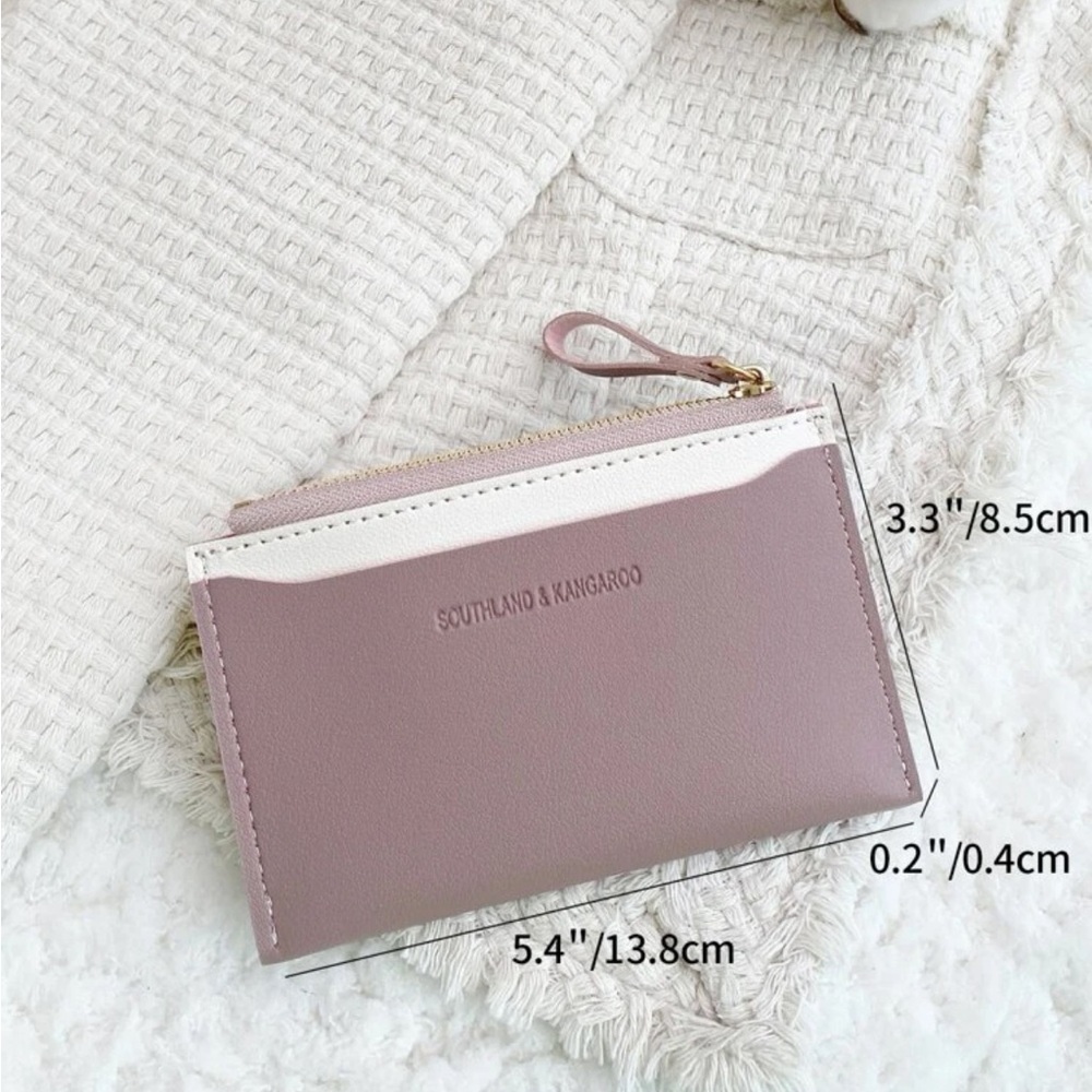 ⚠️Clearance Lilac Purple And White Slim Wallet / Cardholder - Picture 3 of 3